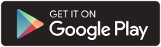 โลโก้ Google Play สำหรับดาวน์โหลดแอป