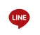 ไอคอนเส้นสีแดงสำหรับติดต่อ Real Asset ผ่านแพลตฟอร์มการส่งข้อความ Line